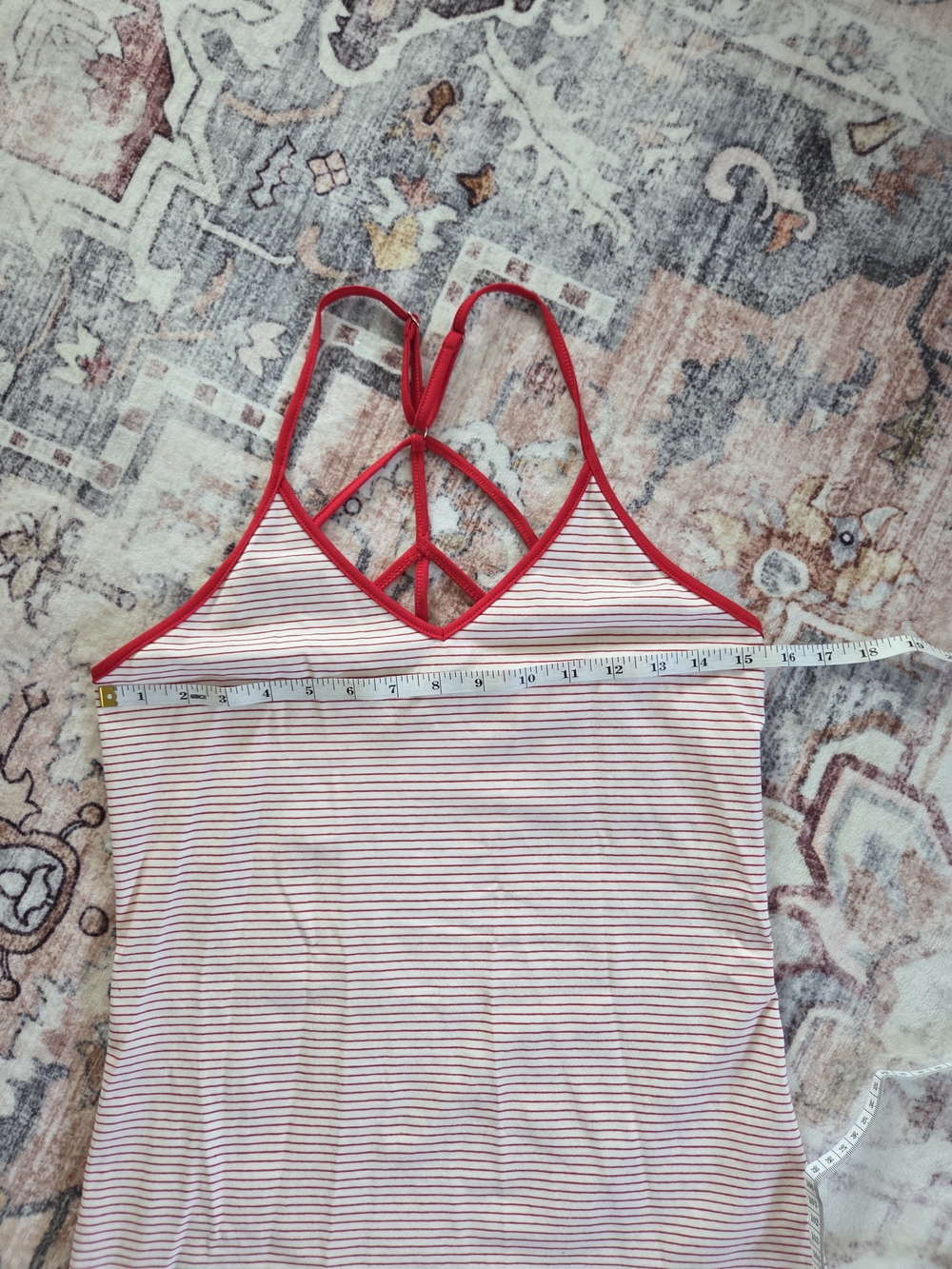 Doe & Rae Striped Racerback Tank Top - Picture 3 of 5